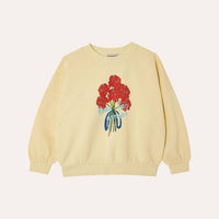 FLOWERS BOUQUET OVERSIZED KIDS SWEATSHIRT - Parkette.