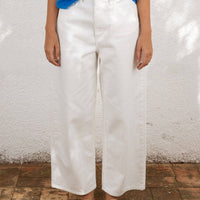 Berta Pant - White - Parkette.