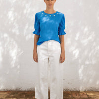 Berta Pant - White - Parkette.