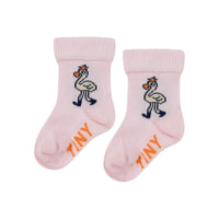 Flamingo Medium Baby Socks - Parkette.