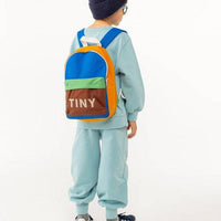 Color Block Backpack - Blue/Emerald - Parkette.