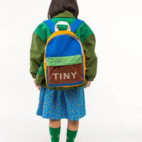 Color Block Backpack - Blue/Emerald - Parkette.