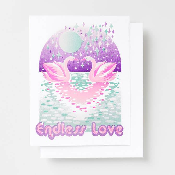 Endless Love Risograph Card - Parkette.