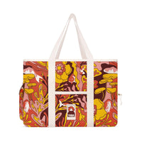Trippy Fish Orange Beach Bag - Parkette.