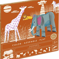 Color Assemble Play - Savanna - Parkette.