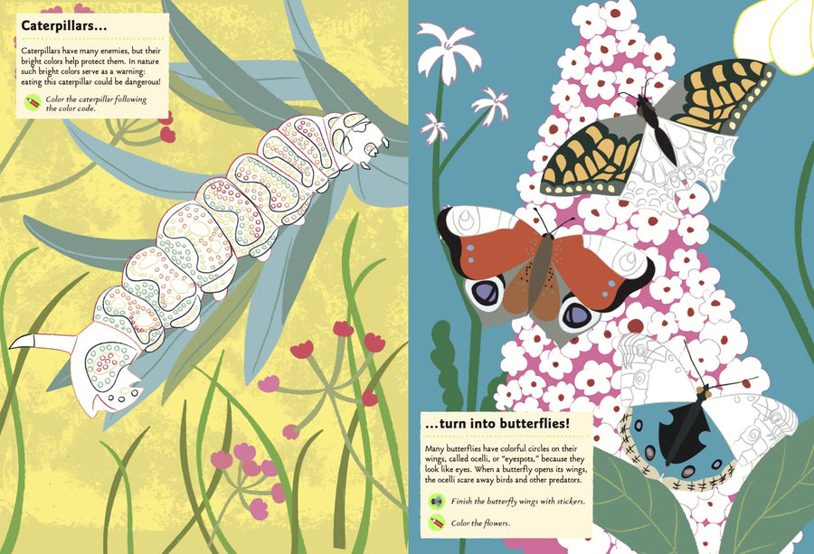 Garden Insects and Bugs: My Nature Sticker Activity Book - Parkette.