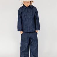 Indigo Wide Leg Jeans - Parkette.