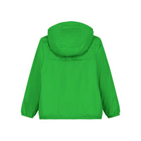 CLAUDE - KIDS PACKABLE FULL ZIP RAIN JACKET IN GREEN FLUO - Parkette.