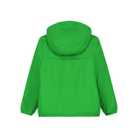 CLAUDE - KIDS PACKABLE FULL ZIP RAIN JACKET IN GREEN FLUO - Parkette.