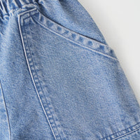 Light Blue Wide Leg Jeans - Parkette.