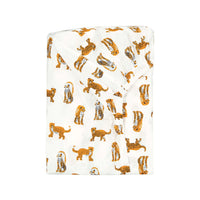 Yellow Jaguar Fitted Crib Sheet - Parkette.