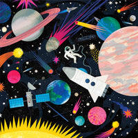 Space Illuminated 500 Piece Glow In The Dark Family Puzzle - Parkette.