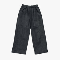 Charcoal Wide Leg Jeans - Parkette.