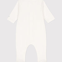 Cotton Drop Needle Rib Sleepsuit - Parkette.