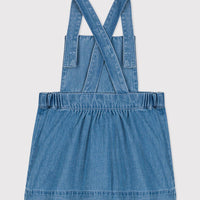 Sleeveless Light Denim Dress - Parkette.