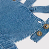 Sleeveless Light Denim Dress - Parkette.