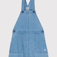 Light Denim Overall Dress - Parkette.