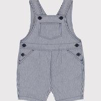 Stripy Short Overalls - Parkette.