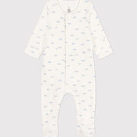 Tube Knit Cloud Patterned Bodyjama - Parkette.