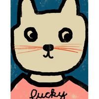 Lucky Cat Print - Parkette.