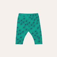 Green Daisies Baby Leggings - Parkette.