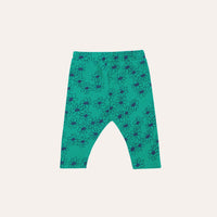 Green Daisies Baby Leggings - Parkette.