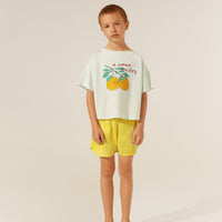 Yellow Tie Dye Shorts - Parkette.