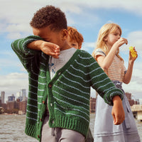 Strolling Along Striped Cardigan - Parkette.