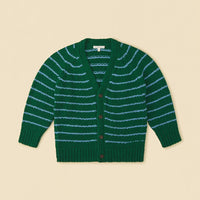 Strolling Along Striped Cardigan - Parkette.