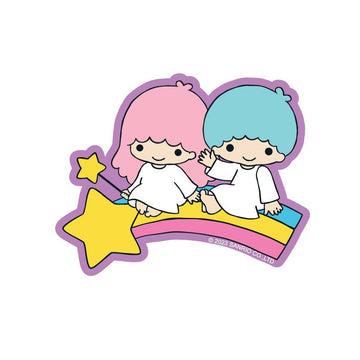 Little Twin Stars Rainbow Ride Vinyl Sticker - Parkette.