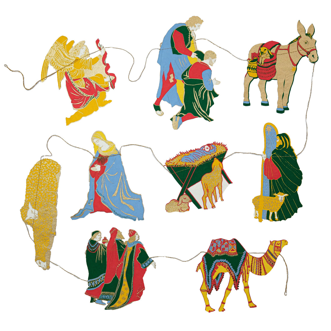 Nativity Sewn Garland - Parkette.
