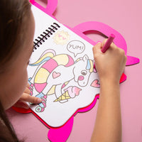 OMY Unicorn Super Coloring & Sticker Book - Parkette.