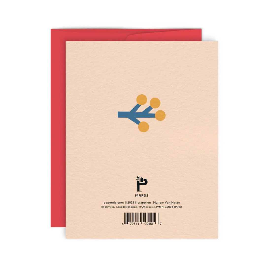 Bambi Greeting Card - Parkette.