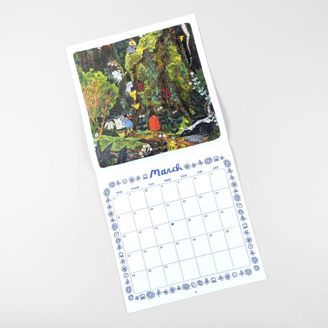 Fairy Folk: 2026 Wall Calendar - Parkette.