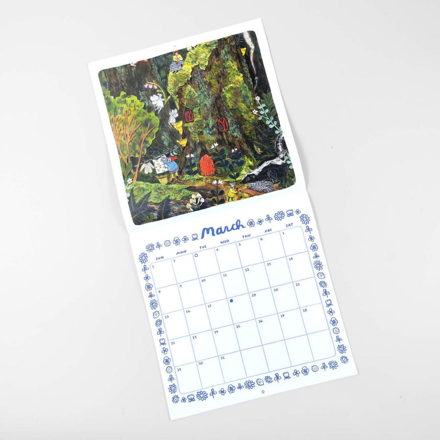 Fairy Folk: 2026 Wall Calendar - Parkette.