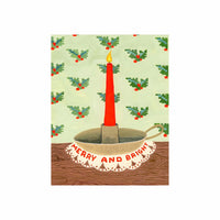 Merry and Bright Candle Card