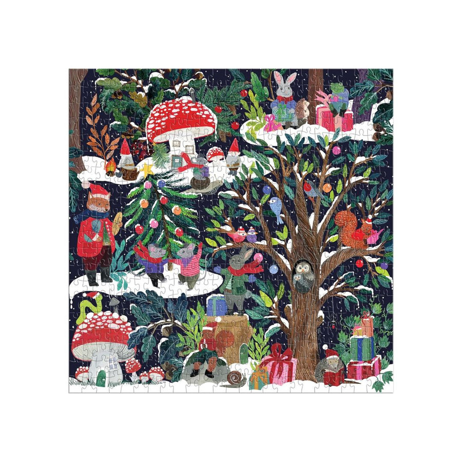 Yuletide Forest – 500 Piece Jigsaw Puzzle - Parkette.