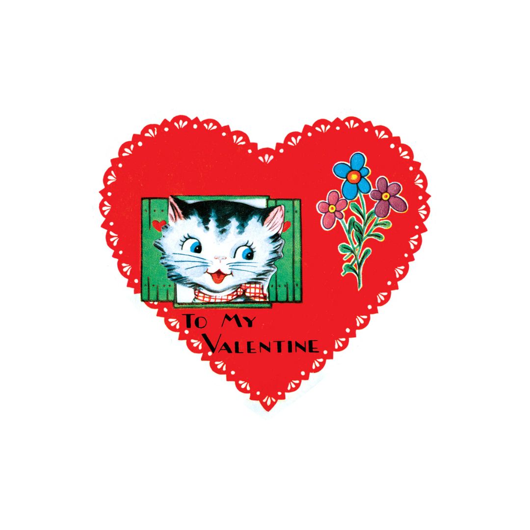 15 Vintage Valentines - Cool for School - Parkette.