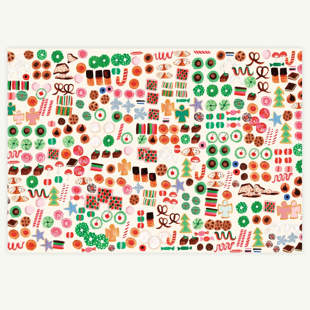 Cookie Tray Gift Wrap – Set of 3 Sheets