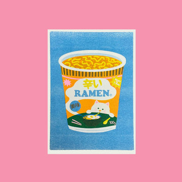 Naomi Wilkinson Ramen Riso Print - Parkette.