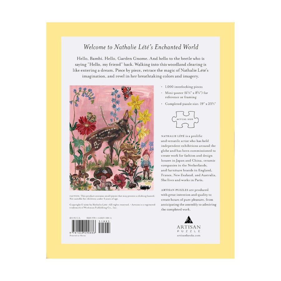 Nathalie Lété Bambi 1000 Piece Puzzle - Parkette.