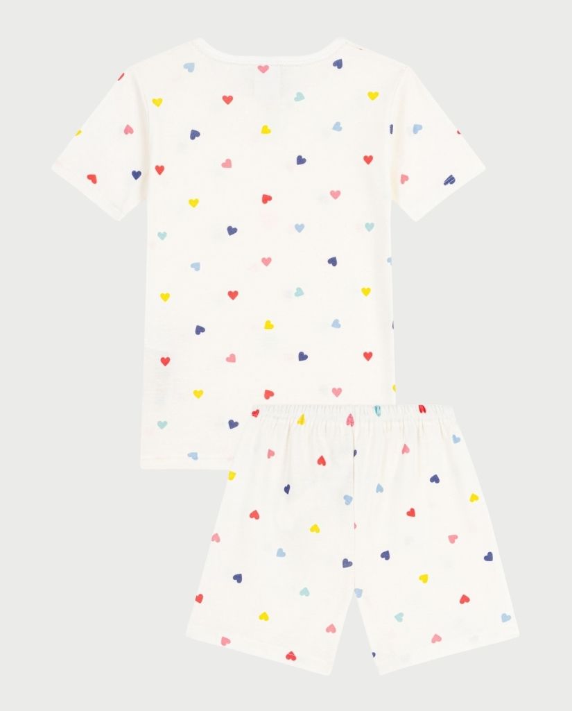 Heart Print Short Pajamas