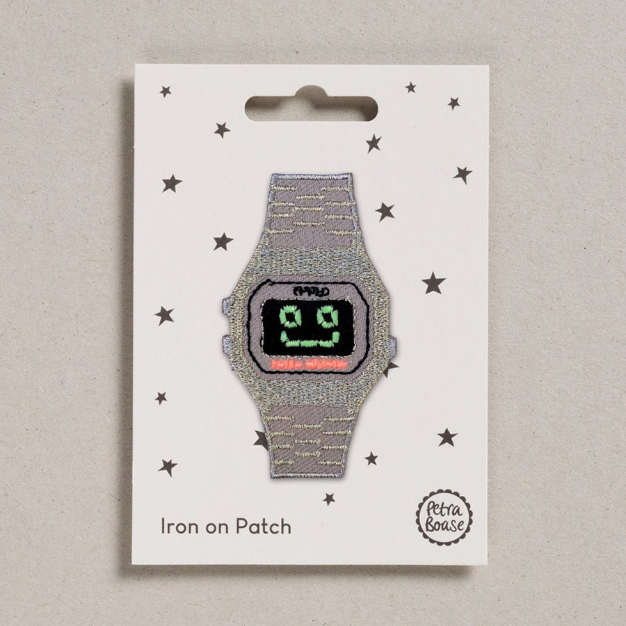 Iron-On Patch - Happy Watch - Parkette.