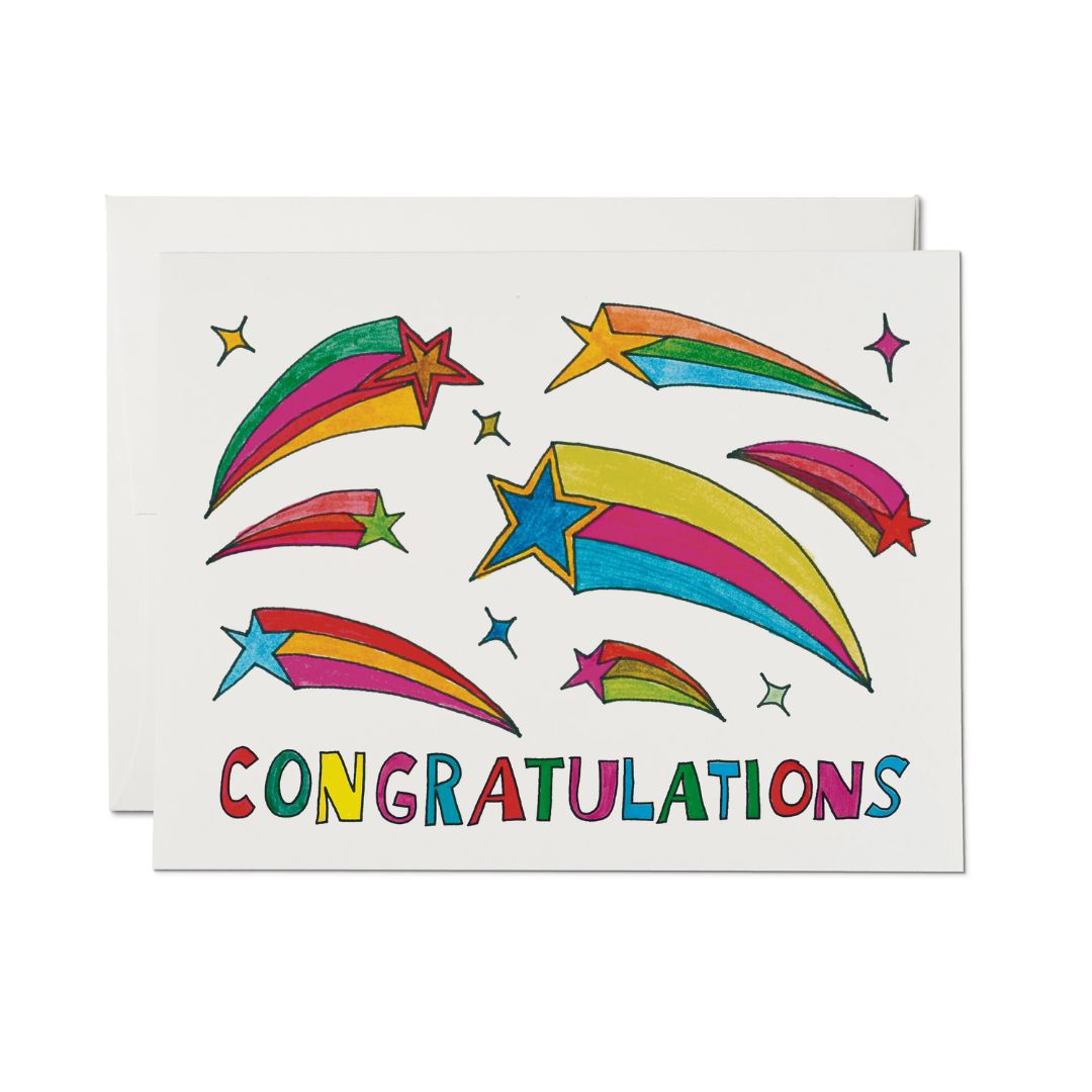 Shooting Star Greeting Card