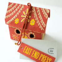 Gingerbread House Screen-Printed Board Decoration