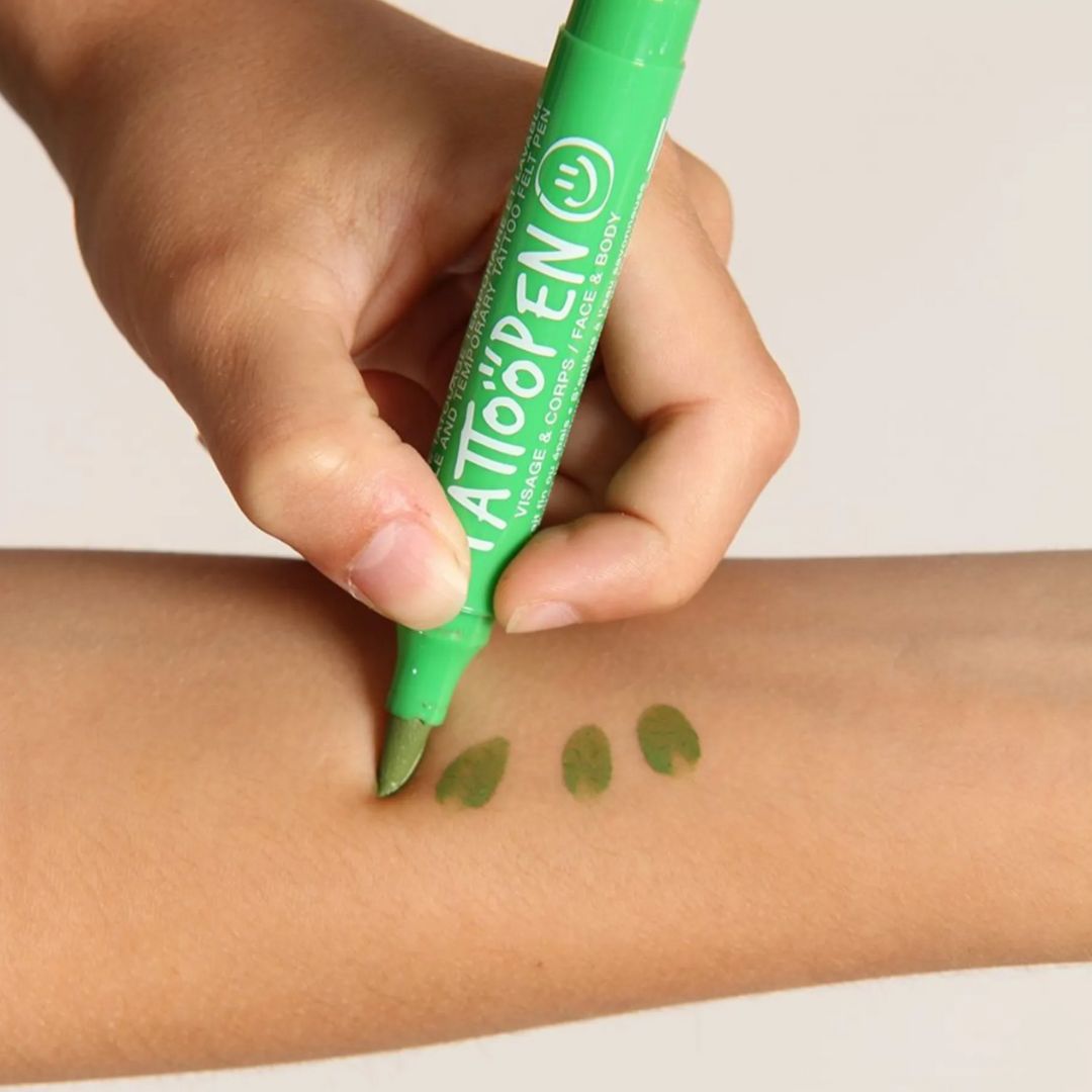 Nailmatic Kids TATTOOPEN - Green - Parkette.