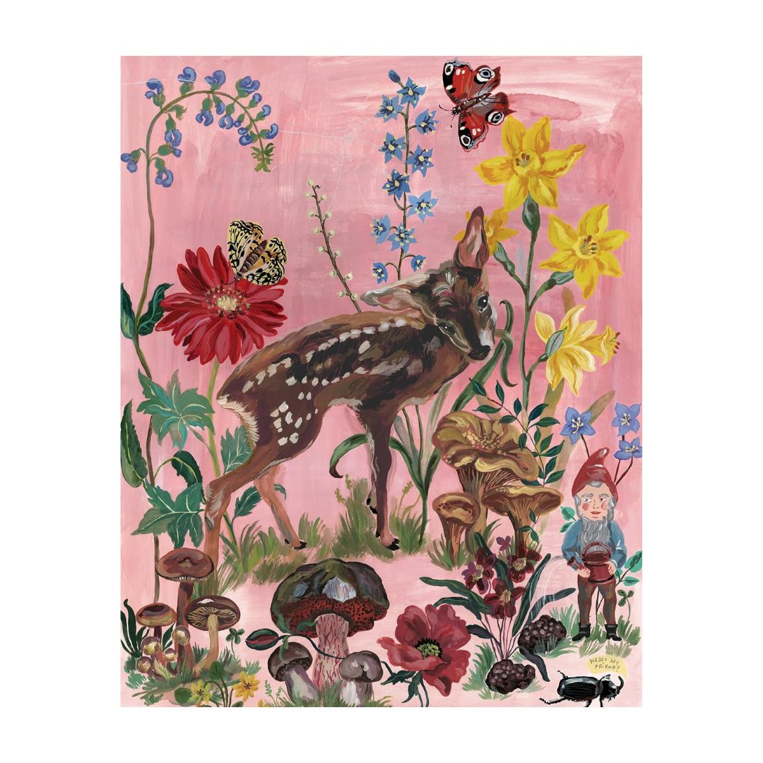 Nathalie Lété Bambi 1000 Piece Puzzle - Parkette.