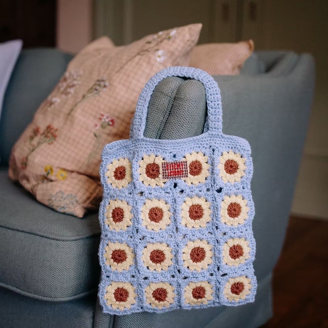 Flower Crochet Bag - Willow Basket