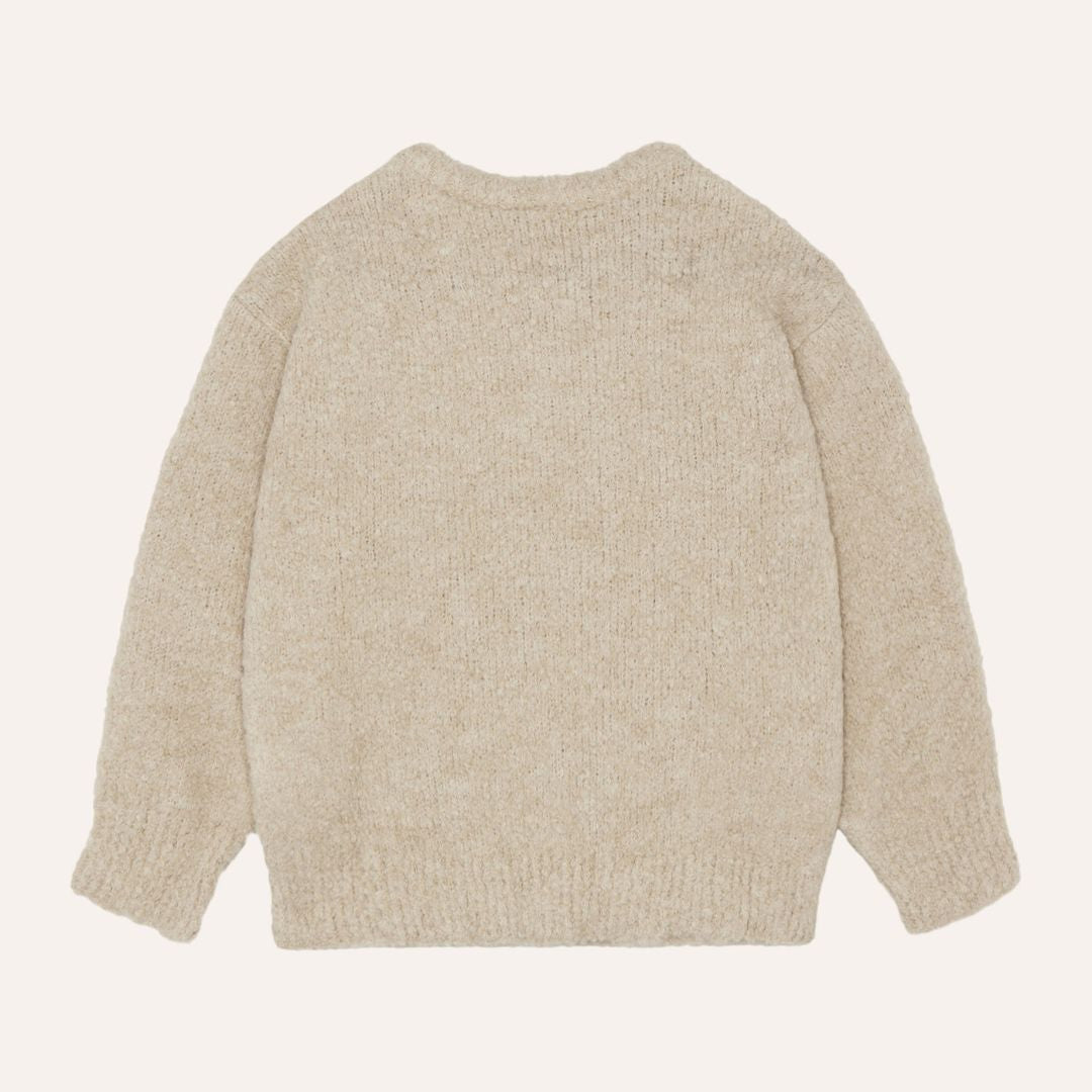 Flowers Ecru Jumper - Parkette.