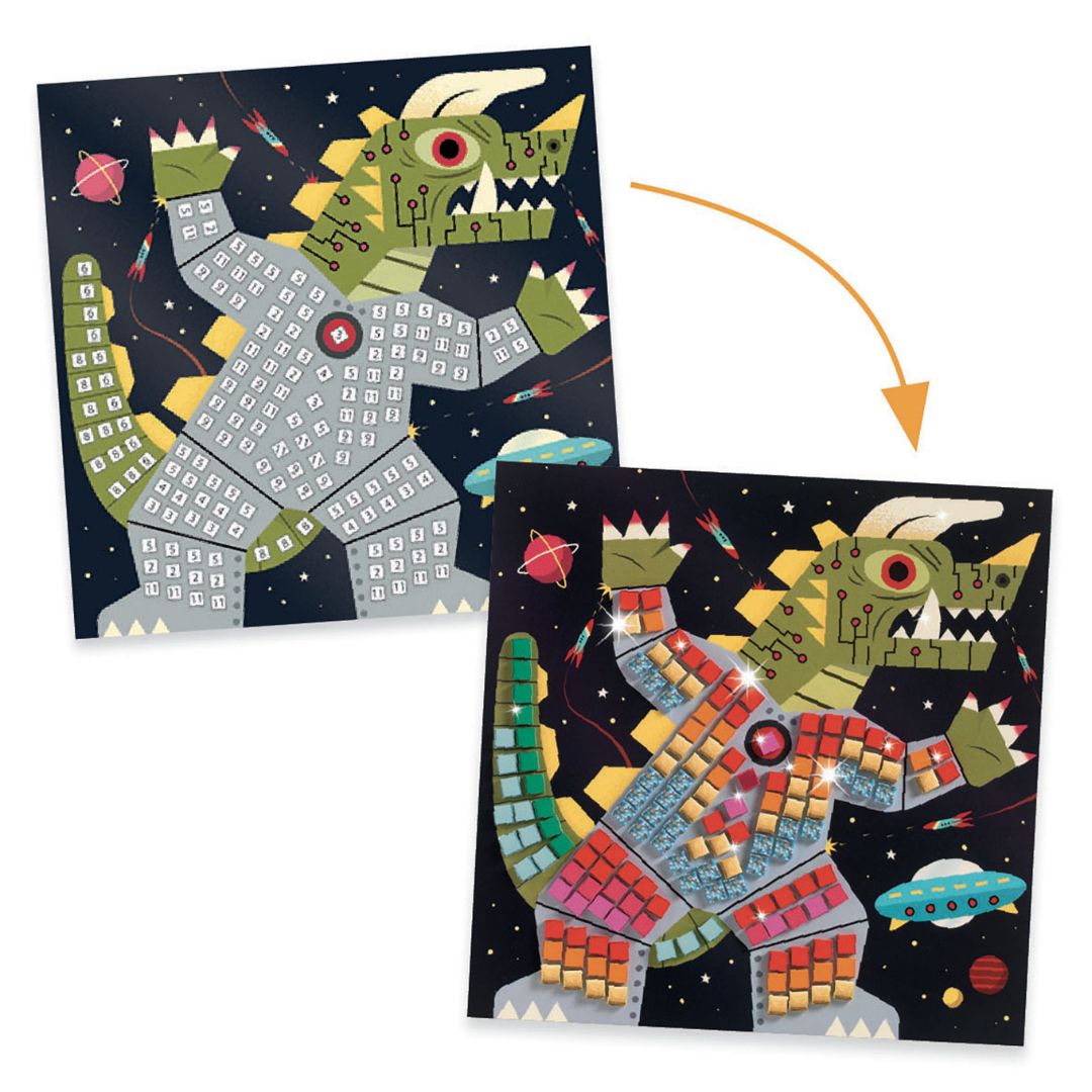 Space Battle Mosaic Kit - Parkette.